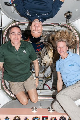 ISS036 flight engineers