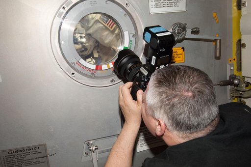 EVA 23 prep in the Quest airlock