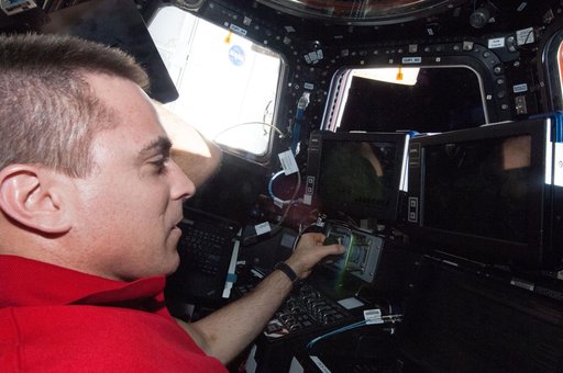 Crew participates in onboard training activity
