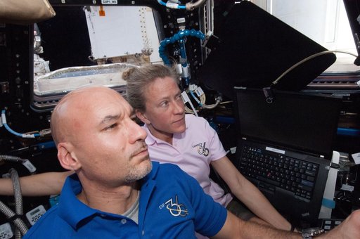 Crew participates in onboard training activity