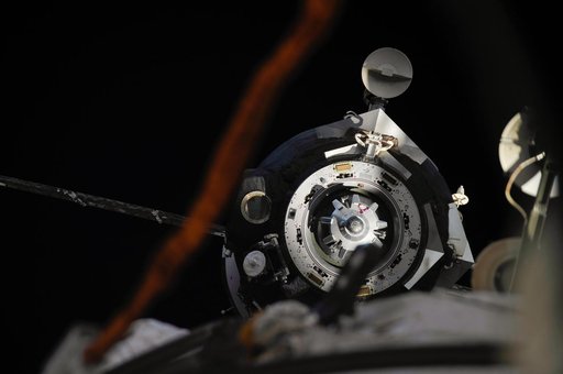 Soyuz TMA-08M spacecraft departure