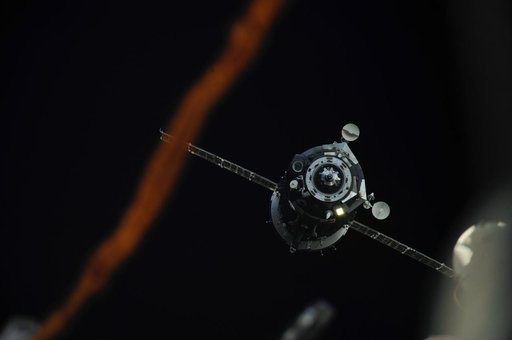 Soyuz TMA-08M spacecraft departure