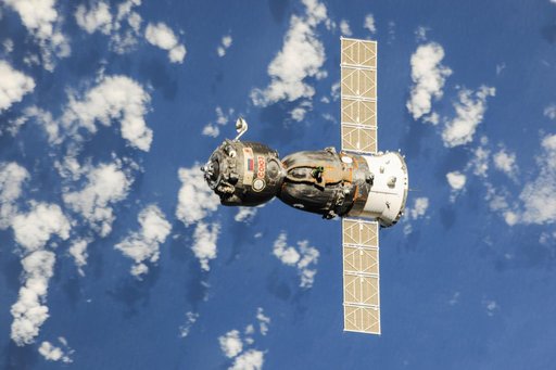 Soyuz TMA-08M spacecraft departure
