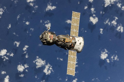 Soyuz TMA-08M spacecraft departure