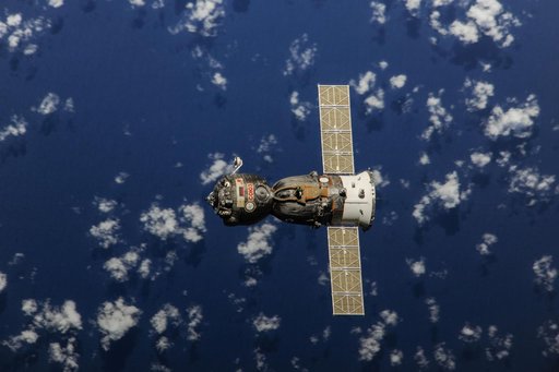 Soyuz TMA-08M spacecraft departure
