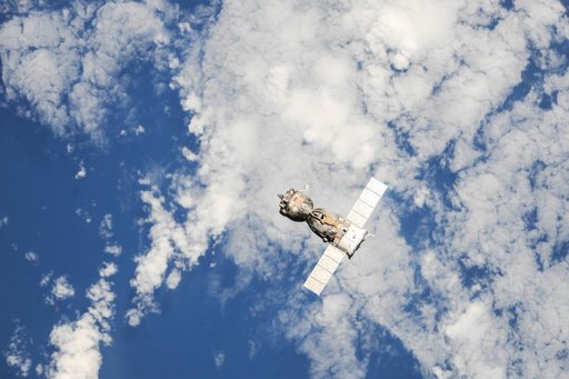 Soyuz TMA-08M spacecraft departure