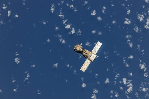 Soyuz TMA-08M spacecraft departure