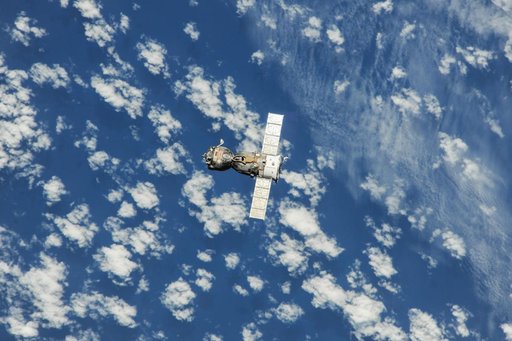 Soyuz TMA-08M spacecraft departure