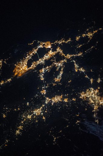 Earth observation taken by the Expedition 37 crew