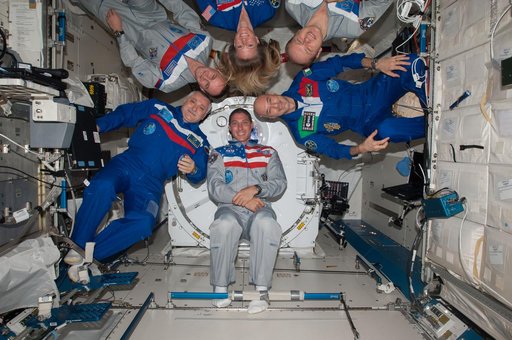 Expedition 37 inflight crew portrait