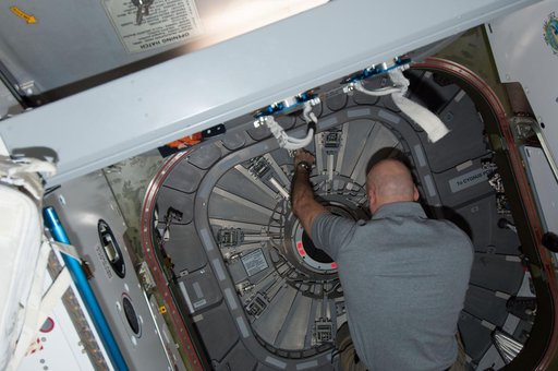 Prepping Orbital Sciences Cygnus commercial cargo spacecraft for undock