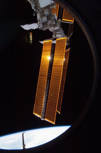 Solar Array and window frame