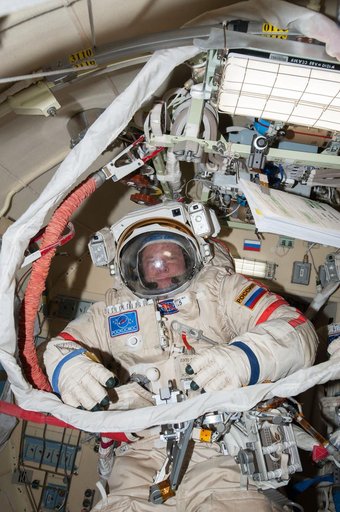 Preparations for Russian Extravehicular Activity (EVA) #36.