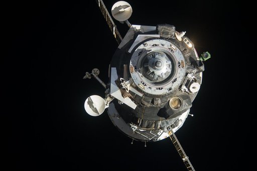 Soyuz Spacecraft TMA-09M departs the ISS
