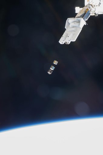 Small Cube Satellite Deploy