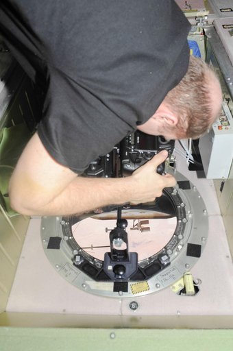 Kotov during Albedo Experiment in the SM