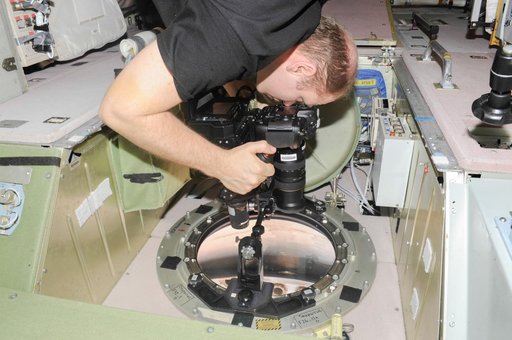 Kotov during Albedo Experiment in the SM
