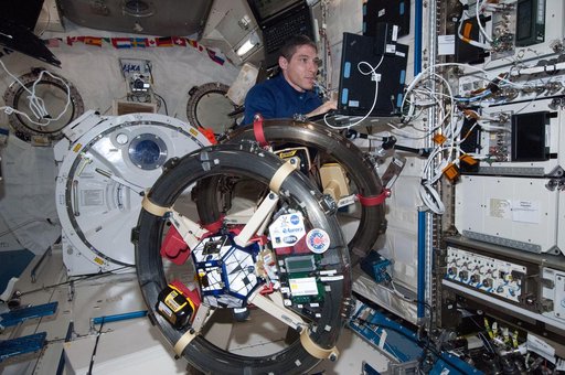 Hopkins works with SPHERES-Rings Experiment