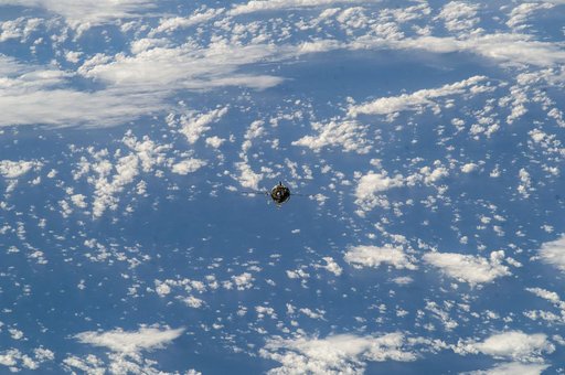 Soyuz TMA-12M spacecraft on approach to the ISS