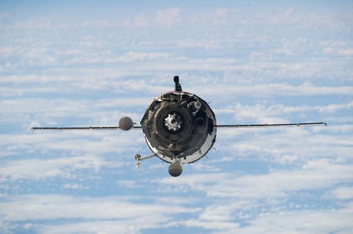 Soyuz TMA-12M spacecraft on approach to the ISS