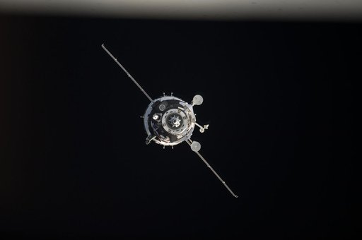 Soyuz TMA-12M spacecraft on approach to the ISS
