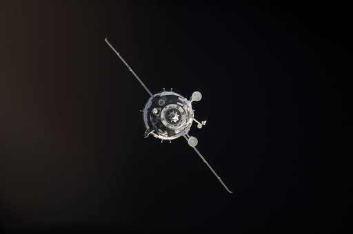 Soyuz TMA-12M spacecraft on approach to the ISS