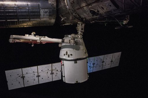 SpaceX Dragon undocking from the International Space Station