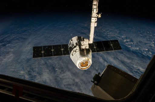 SpaceX Dragon undocking from the International Space Station