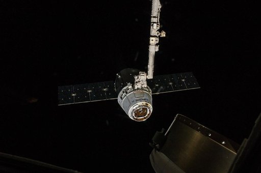 SpaceX Dragon undocking from the International Space Station
