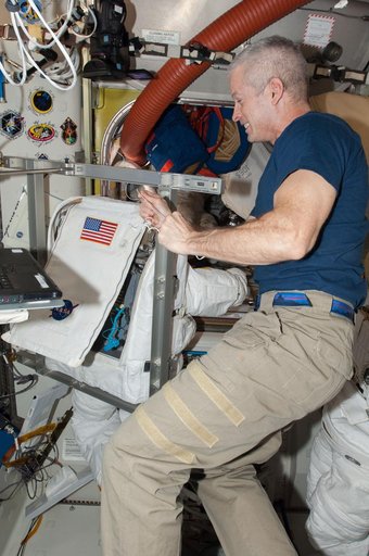 EVA Mobility unit (EMU) 3010 Return to Service