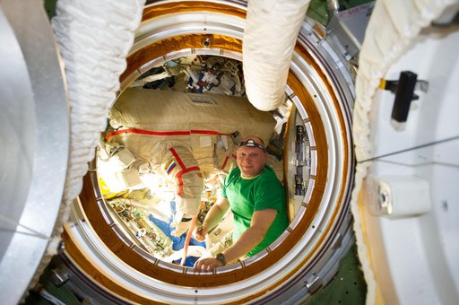 Russian ORLAN space suits ready for EVA 69