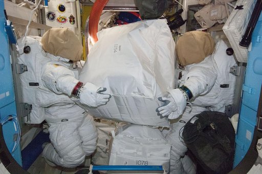EMUs in Quest airlock