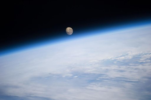 Moon setting