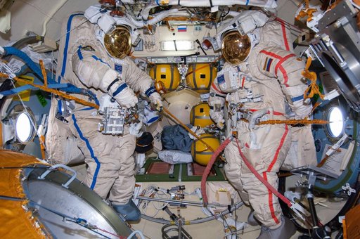 Russian Space Suits ready