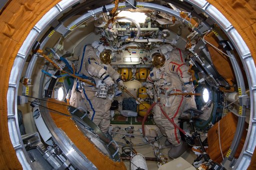 Russian Space Suits ready