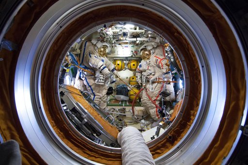 Russian Space Suits ready