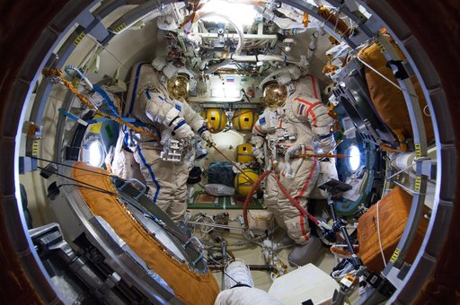 Russian Space Suits ready