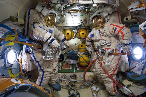 Russian Space Suits ready