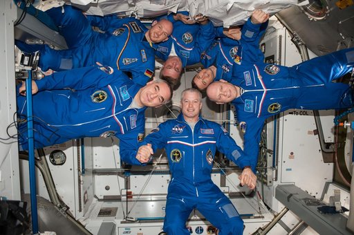 Expedition 40 on-orbit portrait