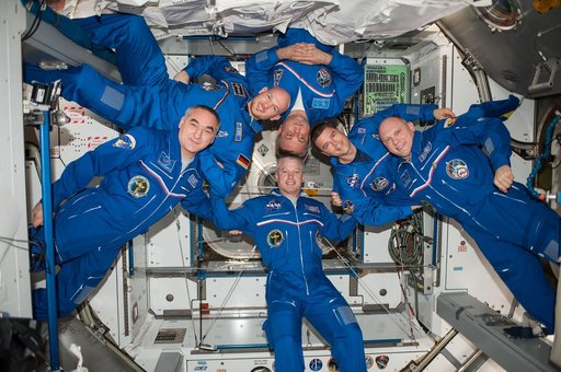Expedition 40 on-orbit portrait