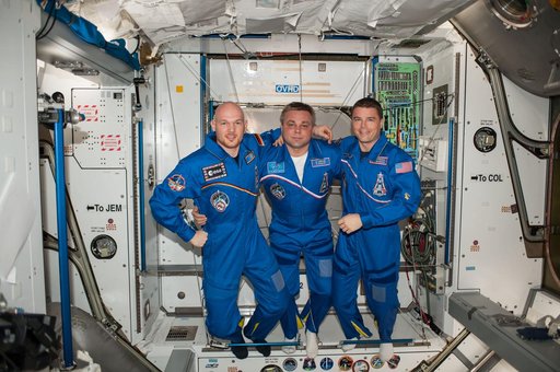 Expedition 40 on-orbit portrait