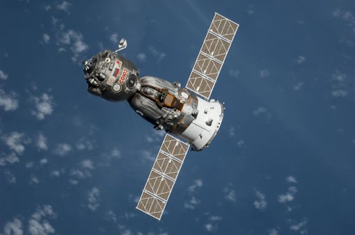 Soyuz TMA-12M/38S after undocking from the ISS