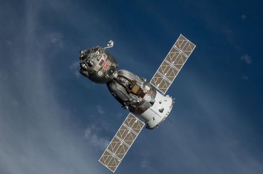 Soyuz TMA-12M/38S after undocking from the ISS
