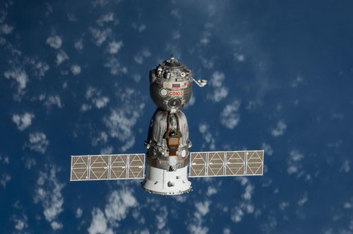 Soyuz TMA-12M/38S after undocking from the ISS