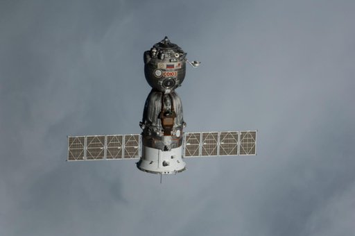 Soyuz TMA-12M/38S after undocking from the ISS