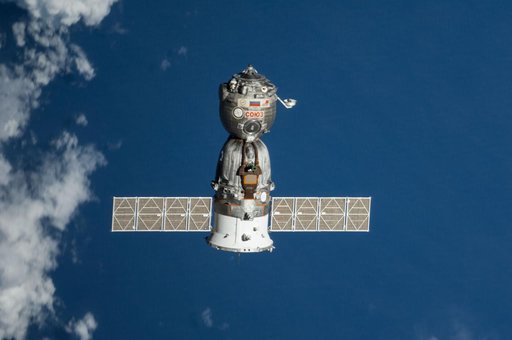 Soyuz TMA-12M/38S after undocking from the ISS