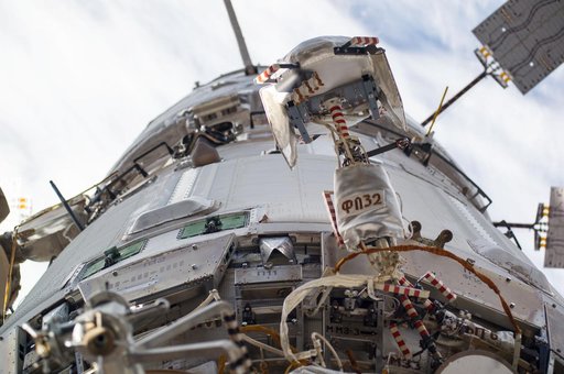 Soyuz TMA-12M/38S Spacecraft after undocking from the ISS