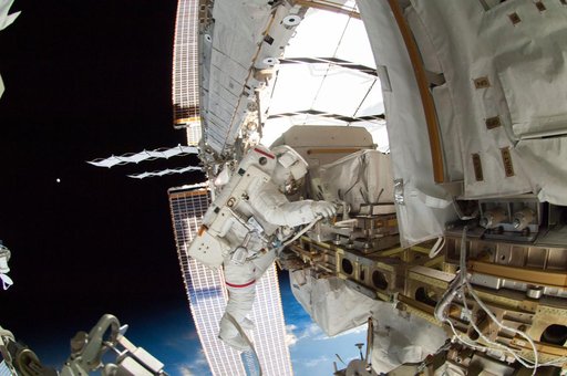 Wiseman during EVA