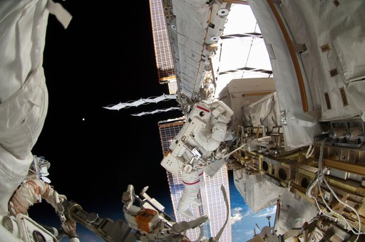 Wiseman during EVA