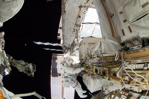 Wiseman during EVA